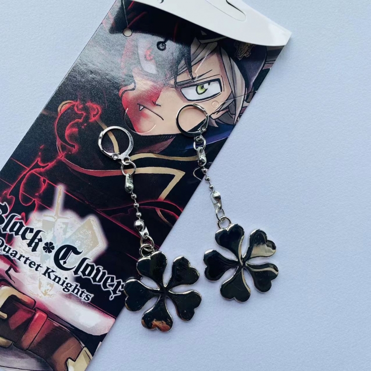 Black clover Anime peripheral earrings pendant jewelry style C