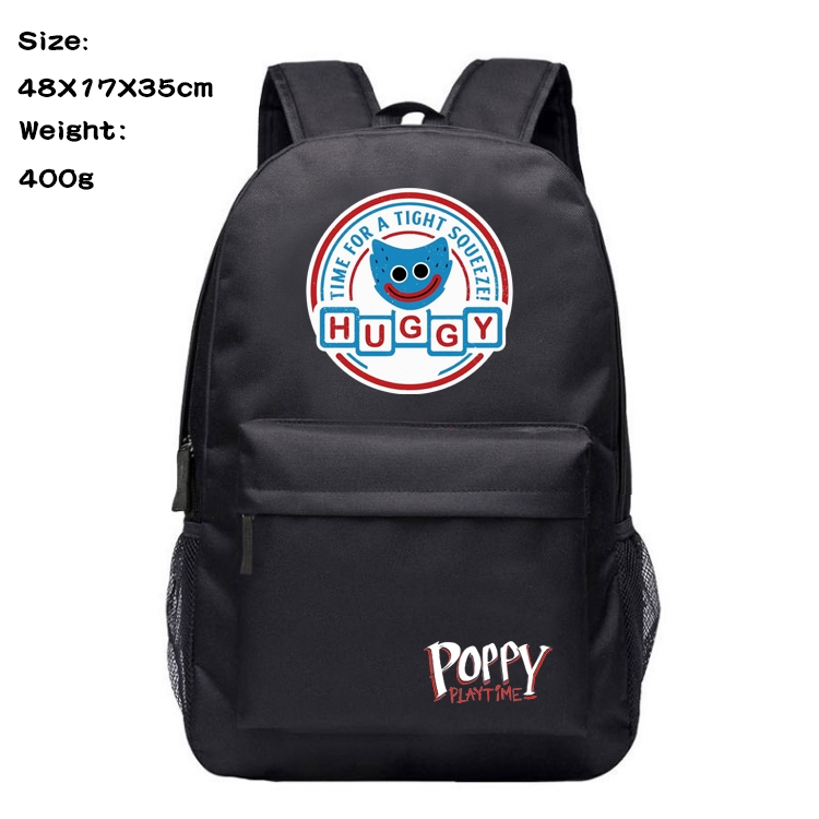 poppy playtime Anime Oxford Canvas Backpack Student Schoolbag 48X17X35CM