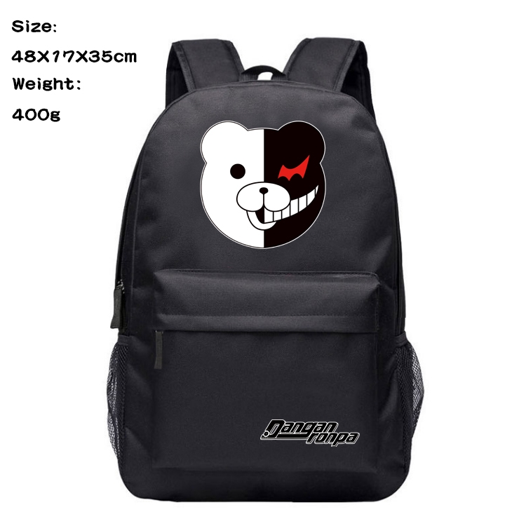 Dangan-Ronpa Anime Oxford Canvas Backpack Student Schoolbag 48X17X35CM