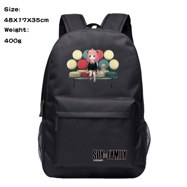 SPY×FAMILY Anime Oxford Canvas Backpack Student Schoolbag 48X17X35CM