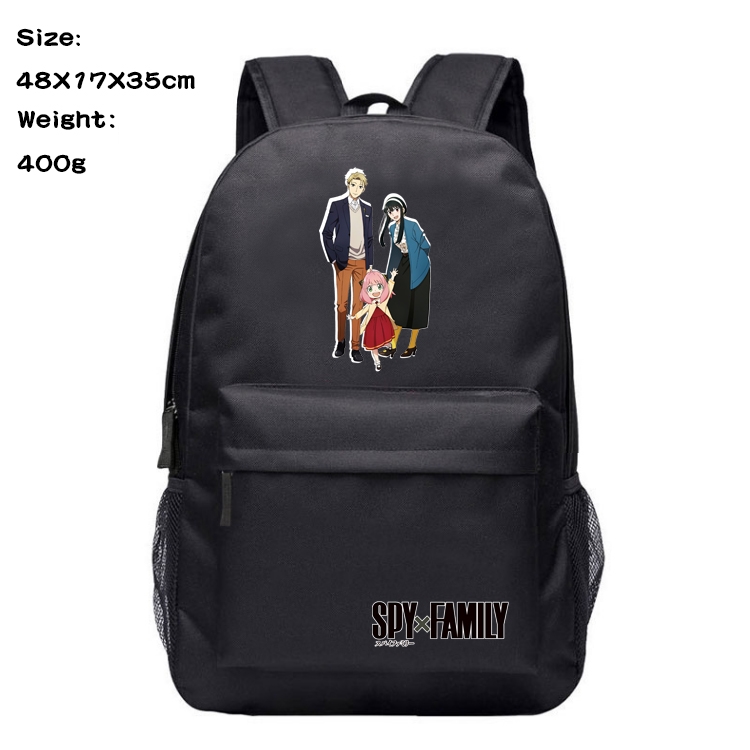 SPY×FAMILY Anime Oxford Canvas Backpack Student Schoolbag 48X17X35CM