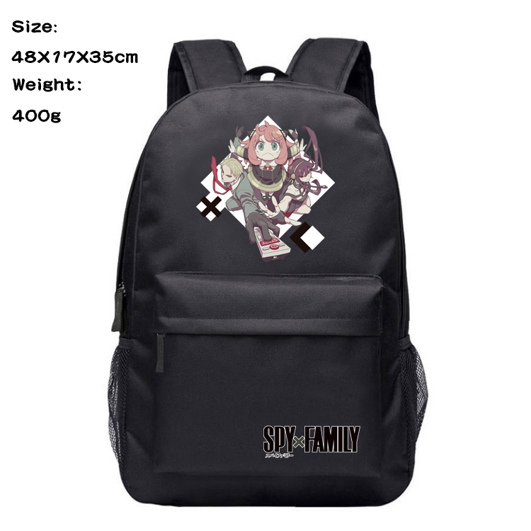 SPY×FAMILY Anime Oxford Canvas Backpack Student Schoolbag 48X17X35CM