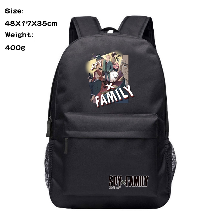 SPY×FAMILY Anime Oxford Canvas Backpack Student Schoolbag 48X17X35CM