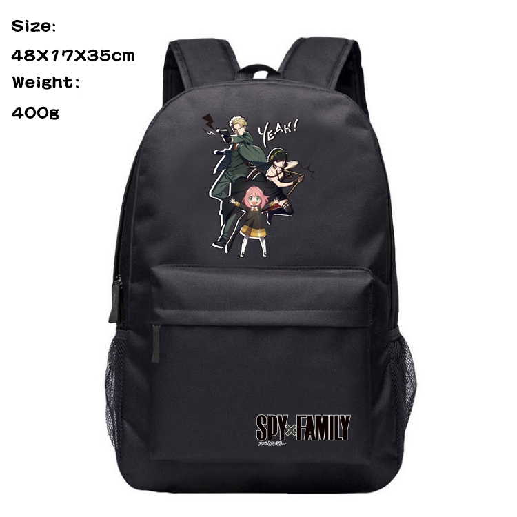 SPY×FAMILY Anime Oxford Canvas Backpack Student Schoolbag 48X17X35CM