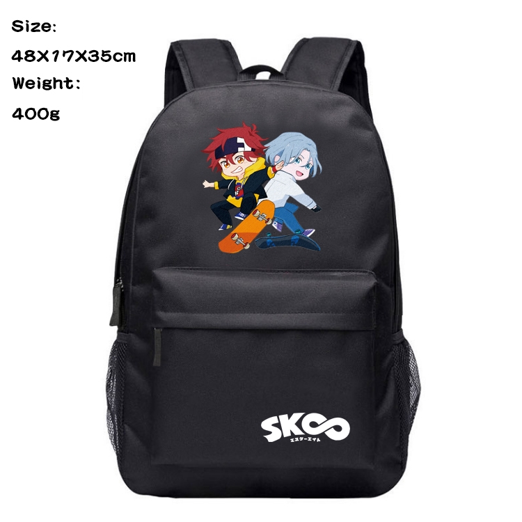 SK∞ Anime Oxford Canvas Backpack Student Schoolbag 48X17X35CM