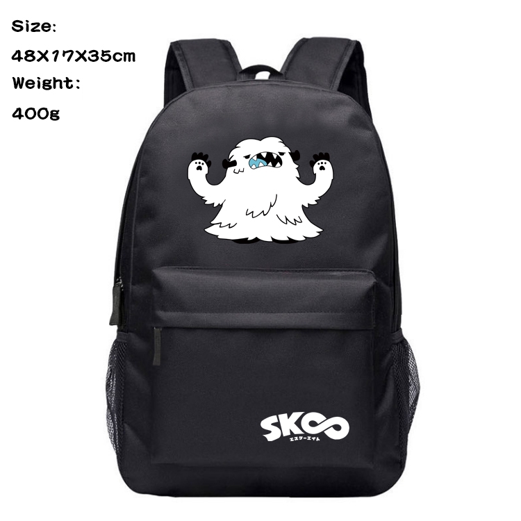 SK∞ Anime Oxford Canvas Backpack Student Schoolbag 48X17X35CM