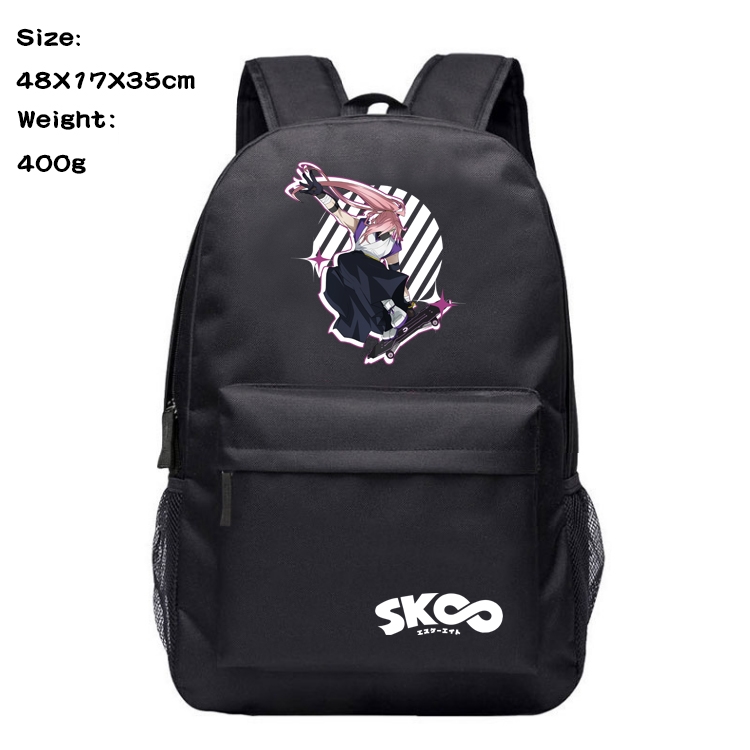 SK∞ Anime Oxford Canvas Backpack Student Schoolbag 48X17X35CM