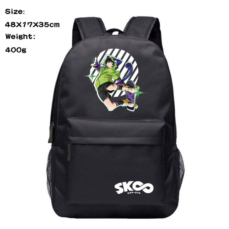 SK∞ Anime Oxford Canvas Backpack Student Schoolbag 48X17X35CM