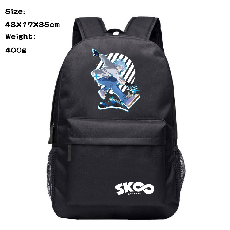 SK∞ Anime Oxford Canvas Backpack Student Schoolbag 48X17X35CM