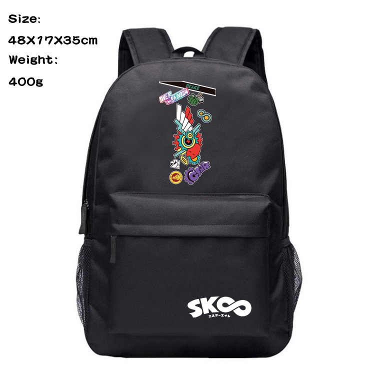 SK∞ Anime Oxford Canvas Backpack Student Schoolbag 48X17X35CM