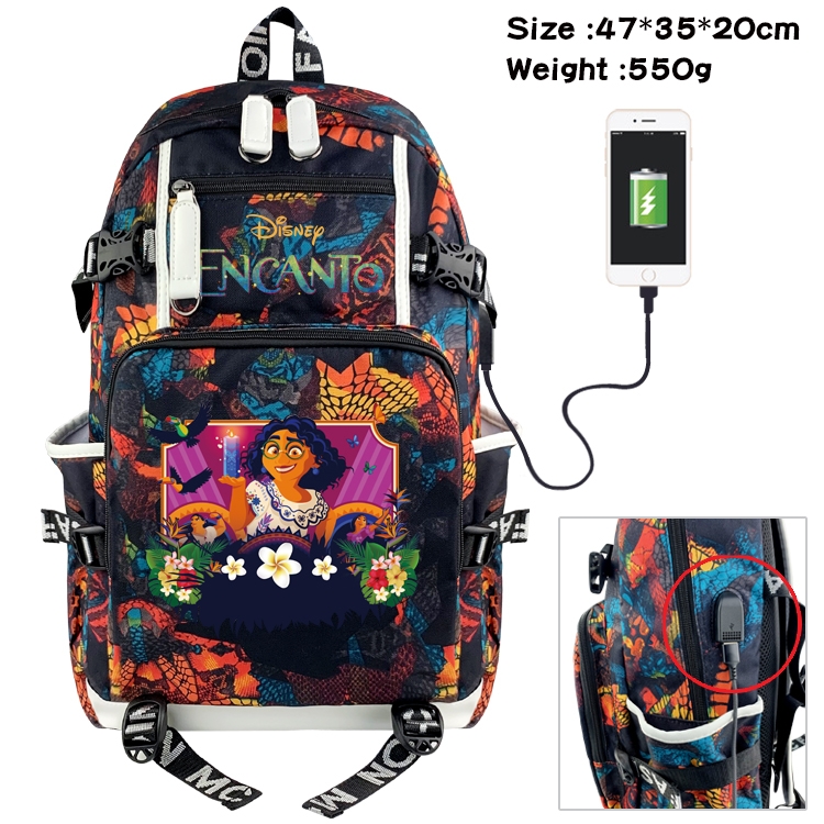 full house of magic Anime digital printing camouflage trend backpack school bag 47X35X20CM