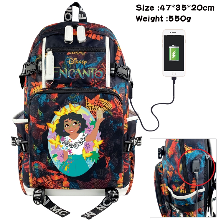 full house of magic Anime digital printing camouflage trend backpack school bag 47X35X20CM