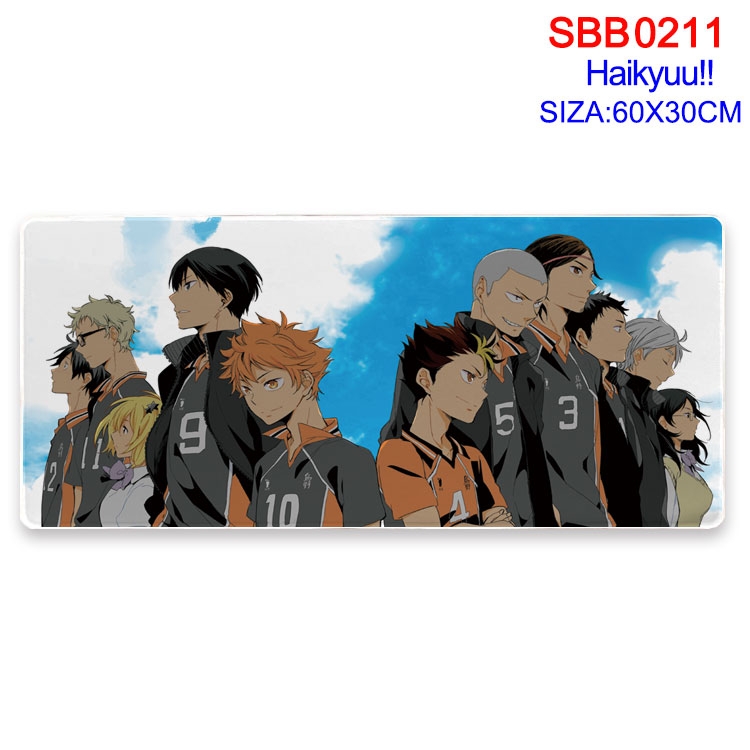 Haikyuu!! Anime peripheral edge lock mouse pad 60X30CM  SBB11