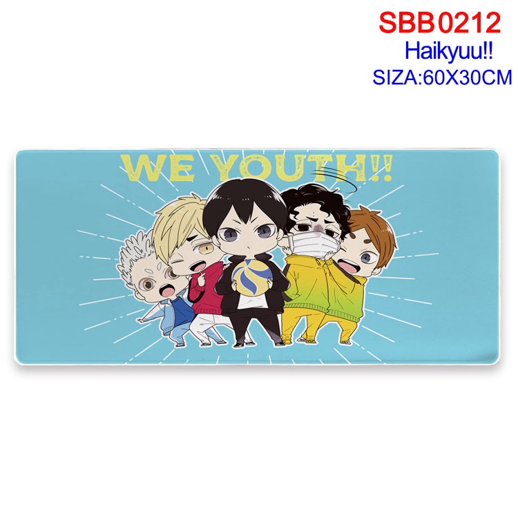 Haikyuu!! Anime peripheral edge lock mouse pad 60X30CM SBB12