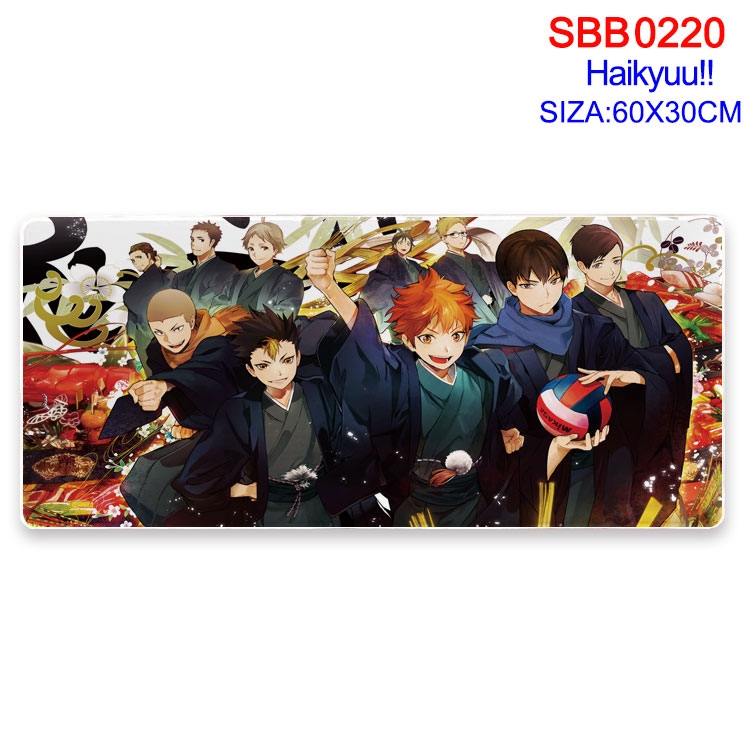 Haikyuu!! Anime peripheral edge lock mouse pad 60X30CM  SBB20