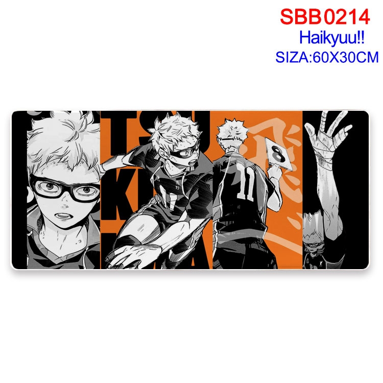 Haikyuu!! Anime peripheral edge lock mouse pad 60X30CM SBB14