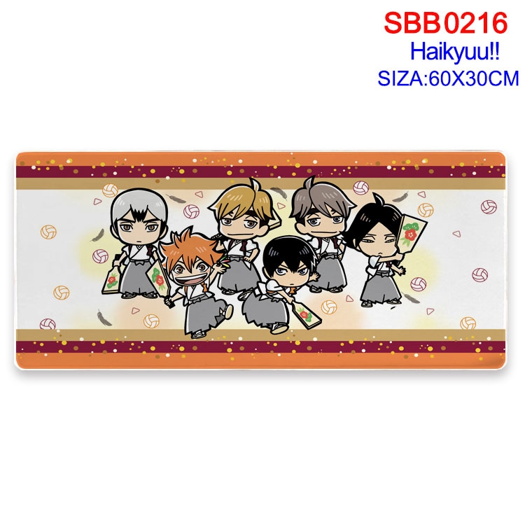 Haikyuu!! Anime peripheral edge lock mouse pad 60X30CM  SBB16