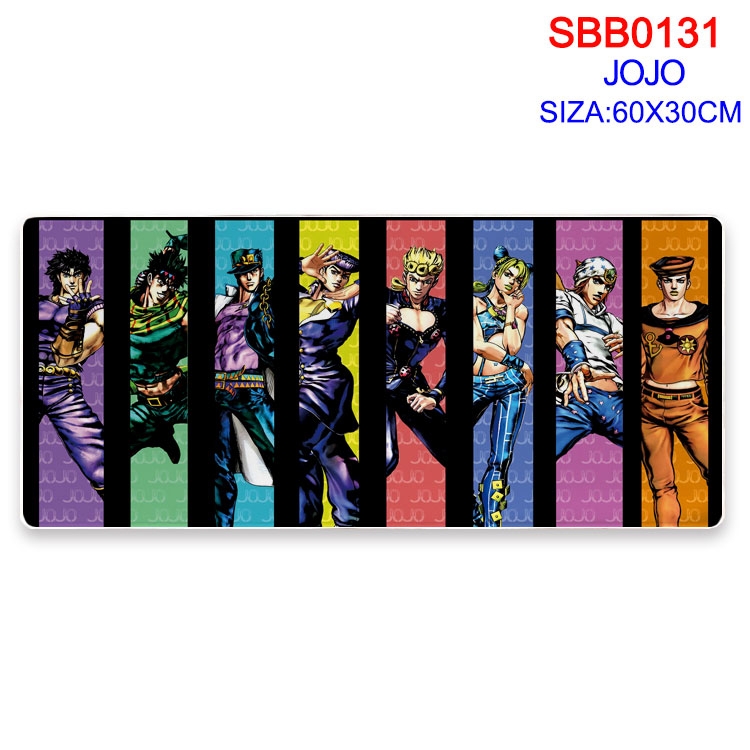 JoJos Bizarre Adventure Anime peripheral edge lock mouse pad 60X30CM  SBB-131