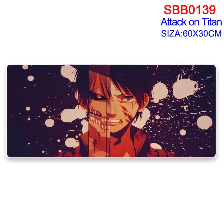 Shingeki no Kyojin Anime peripheral edge lock mouse pad 60X30CM SBB-139