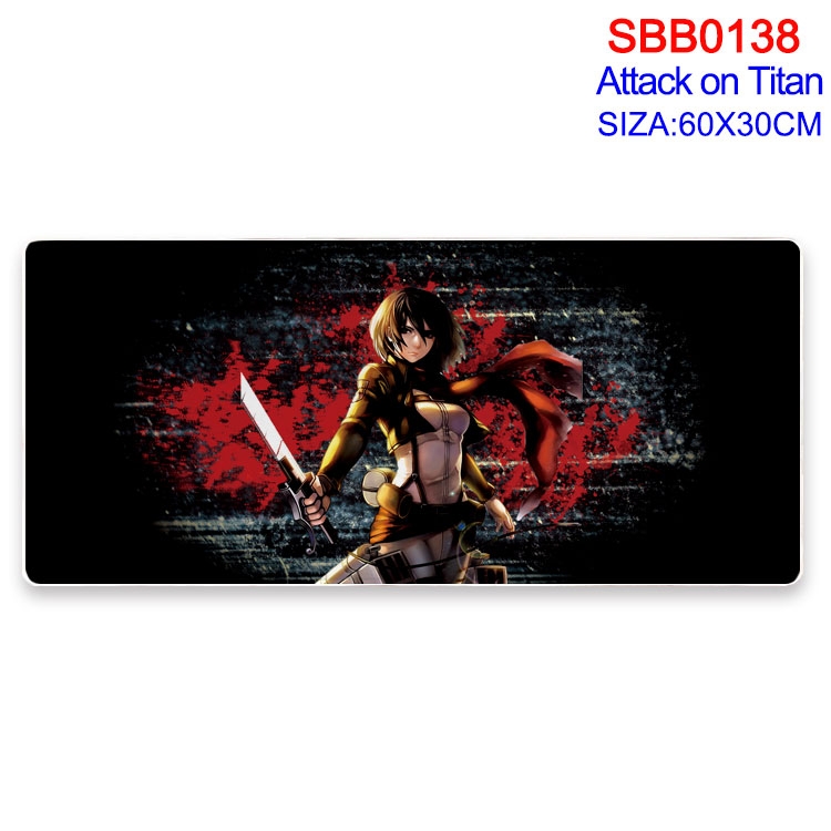 Shingeki no Kyojin Anime peripheral edge lock mouse pad 60X30CM SBB-138
