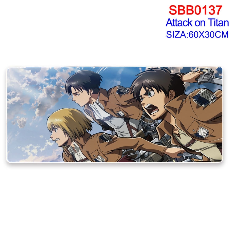 Shingeki no Kyojin Anime peripheral edge lock mouse pad 60X30CM SBB-137