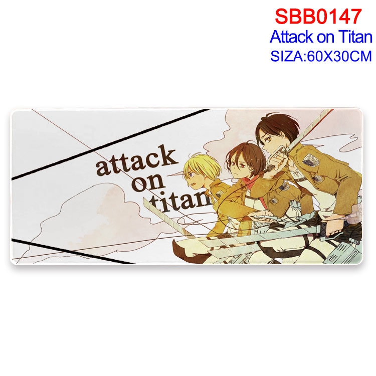 Shingeki no Kyojin Anime peripheral edge lock mouse pad 60X30CM  SBB-147