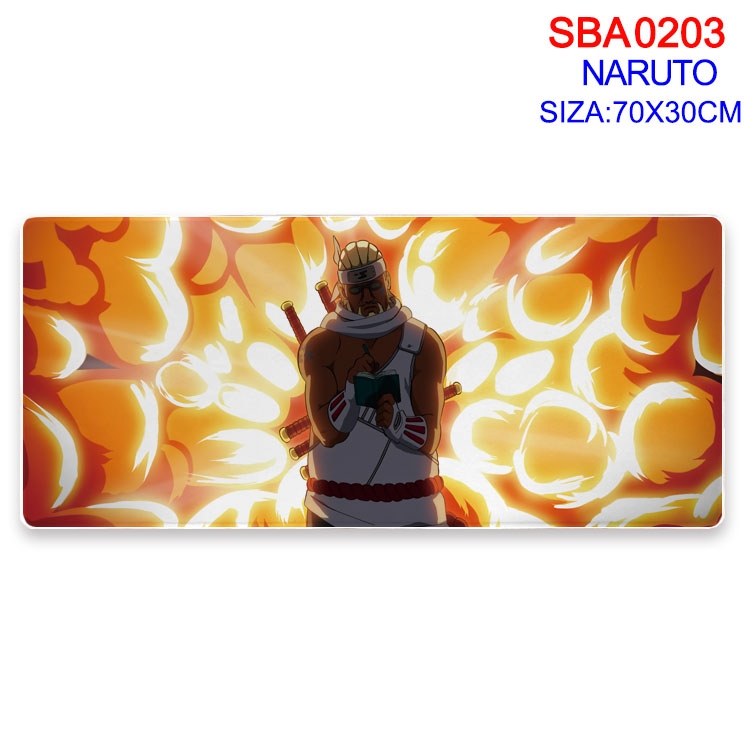 Naruto Anime peripheral edge lock mouse pad 70X30CM SBA03