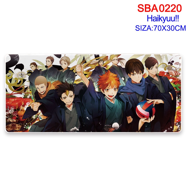 Haikyuu!! Anime peripheral edge lock mouse pad 70X30CM SBA20