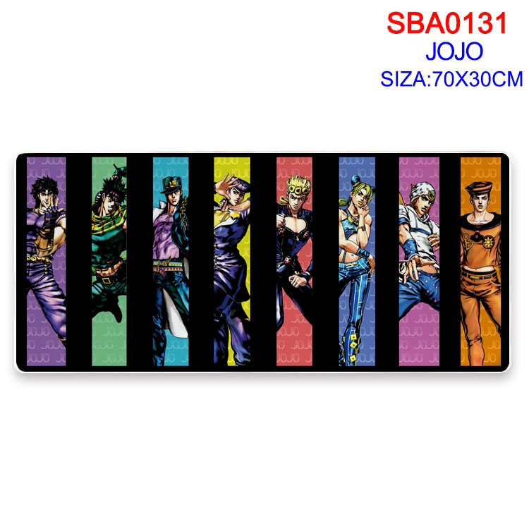 JoJos Bizarre Adventure Anime peripheral edge lock mouse pad 70X30CM SBA-131