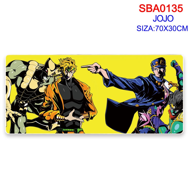 JoJos Bizarre Adventure Anime peripheral edge lock mouse pad 70X30CM  SBA-135