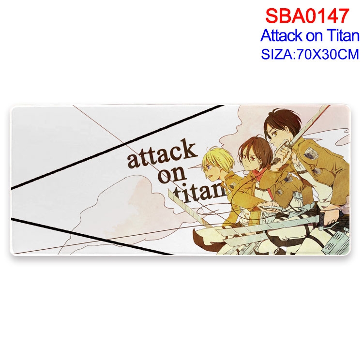 Shingeki no Kyojin Anime peripheral edge lock mouse pad 70X30CM SBA-147