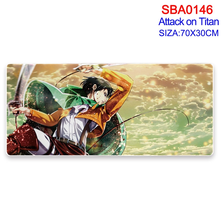 Shingeki no Kyojin Anime peripheral edge lock mouse pad 70X30CM  SBA-146