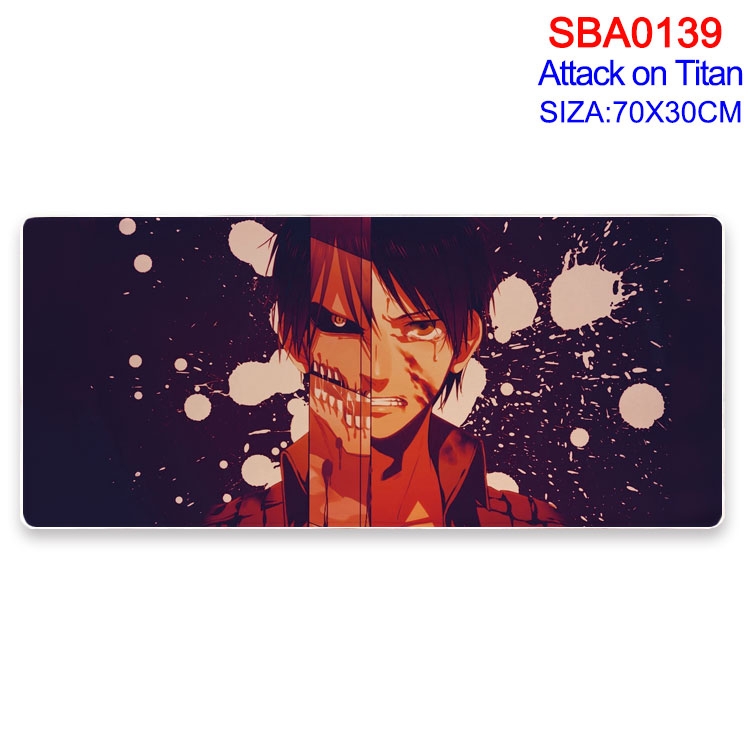 Shingeki no Kyojin Anime peripheral edge lock mouse pad 70X30CM  SBA-139