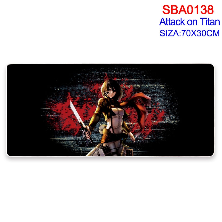 Shingeki no Kyojin Anime peripheral edge lock mouse pad 70X30CM SBA-138