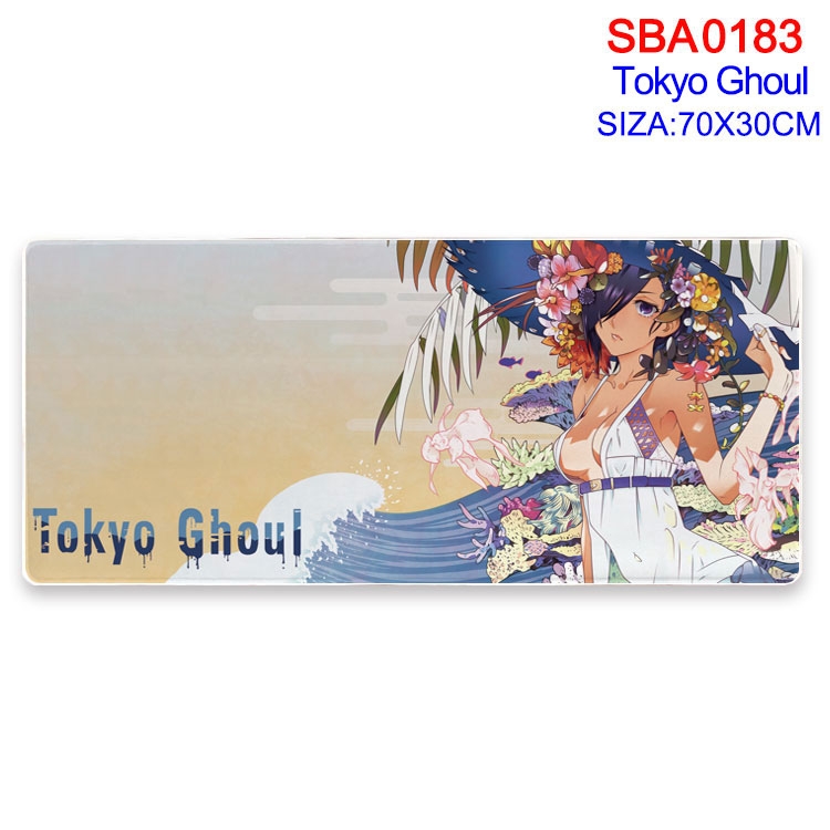 Tokyo Ghoul Anime peripheral edge lock mouse pad 70X30CM SBA-183