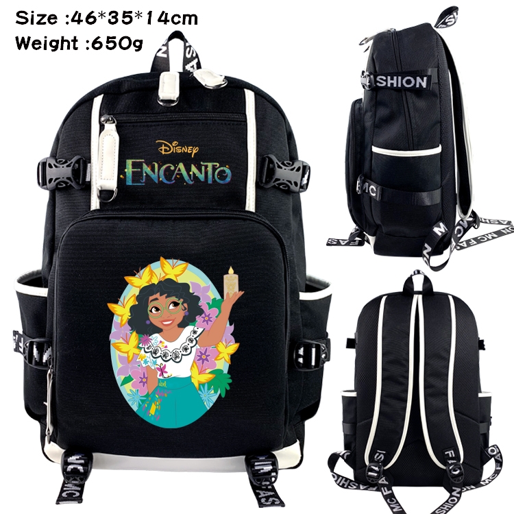 full house of magic Anime Data USB Backpack Cartoon Printing Student Backpack 46X35X14CM