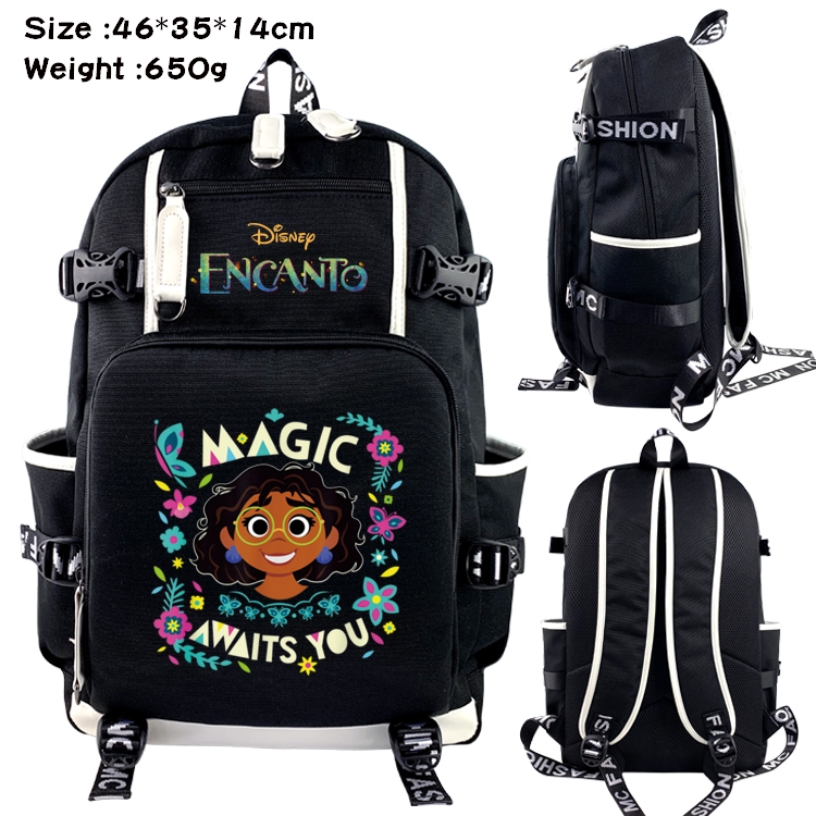 full house of magic Anime Data USB Backpack Cartoon Printing Student Backpack 46X35X14CM