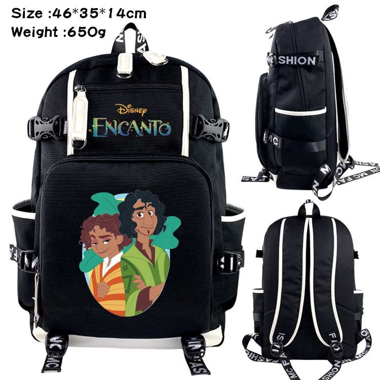 full house of magic Anime Data USB Backpack Cartoon Printing Student Backpack 46X35X14CM