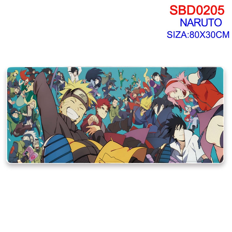 Naruto Anime peripheral edge lock mouse pad 80X30CM SBD05