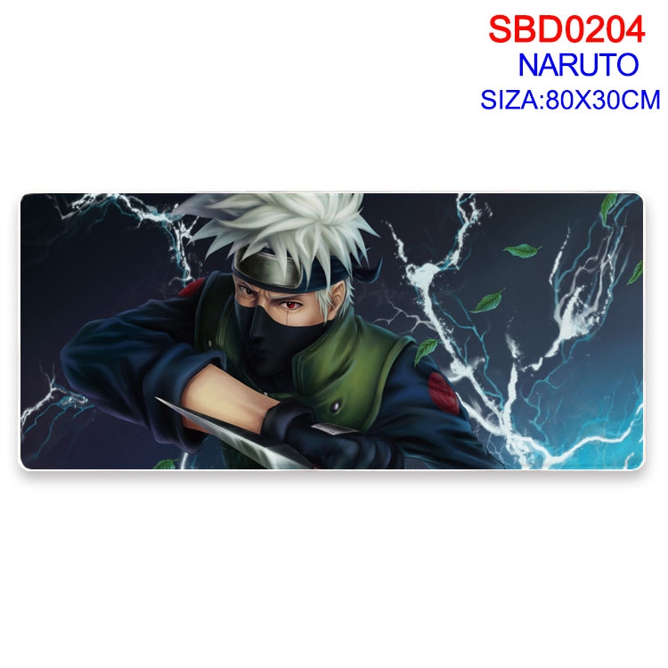 Naruto Anime peripheral edge lock mouse pad 80X30CM  SBD04