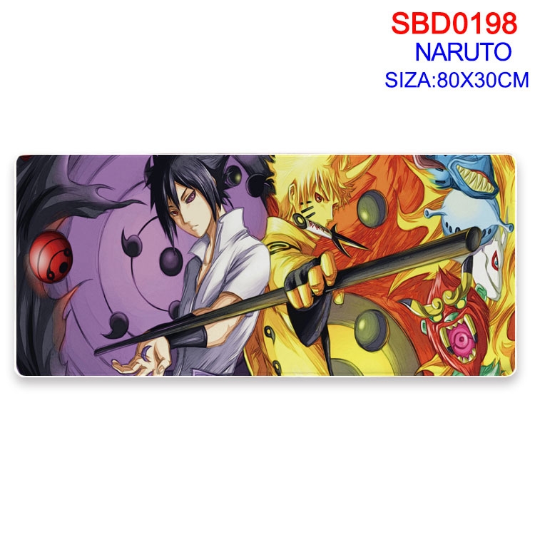 Naruto Anime peripheral edge lock mouse pad 80X30CM SBD-198