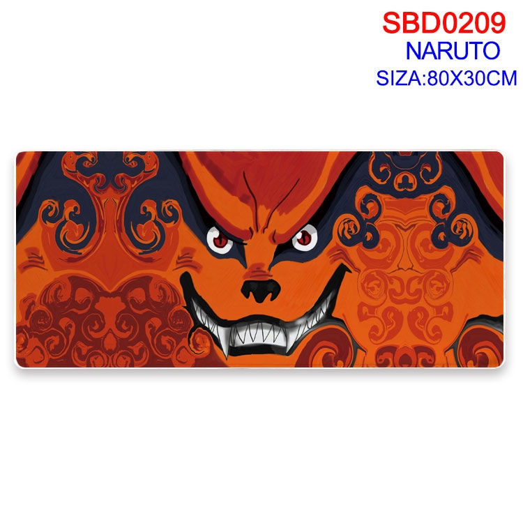 Naruto Anime peripheral edge lock mouse pad 80X30CM SBD09