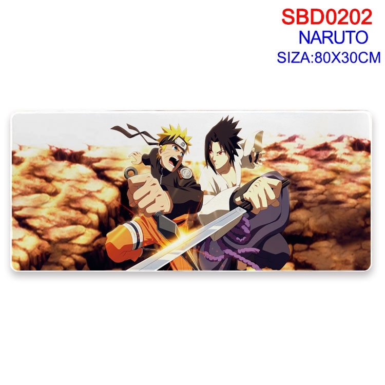 Naruto Anime peripheral edge lock mouse pad 80X30CM SBD02