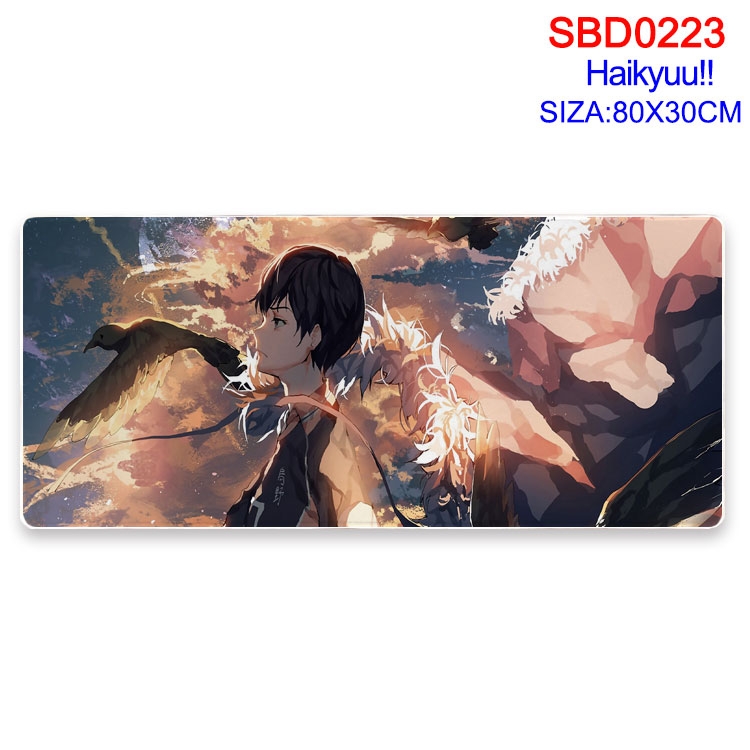 Haikyuu!! Anime peripheral edge lock mouse pad 80X30CM  SBD23