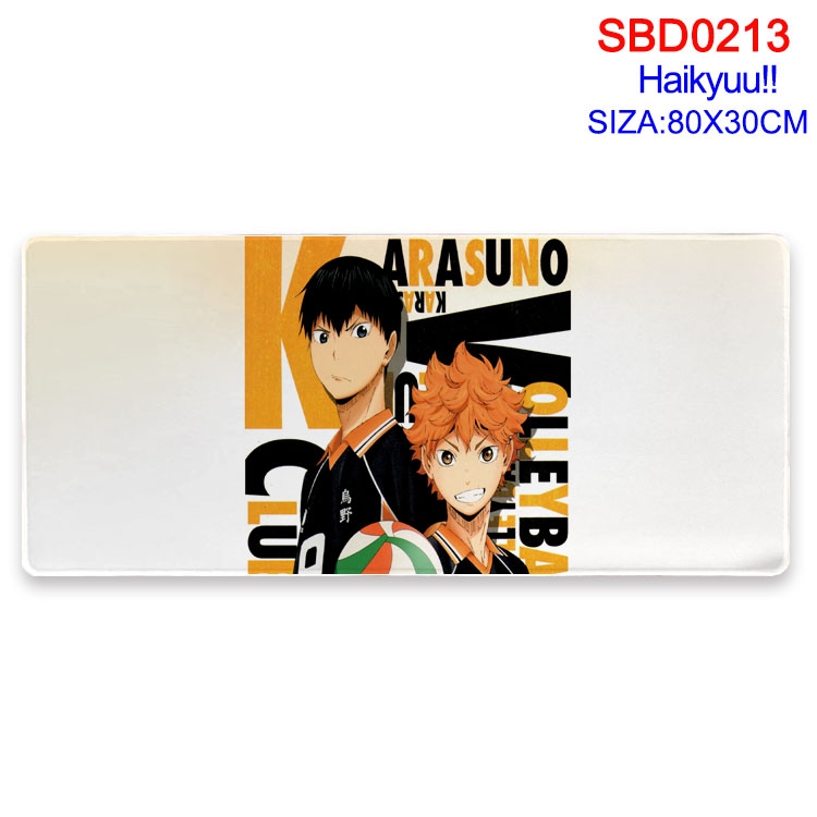 Haikyuu!! Anime peripheral edge lock mouse pad 80X30CM SBD13