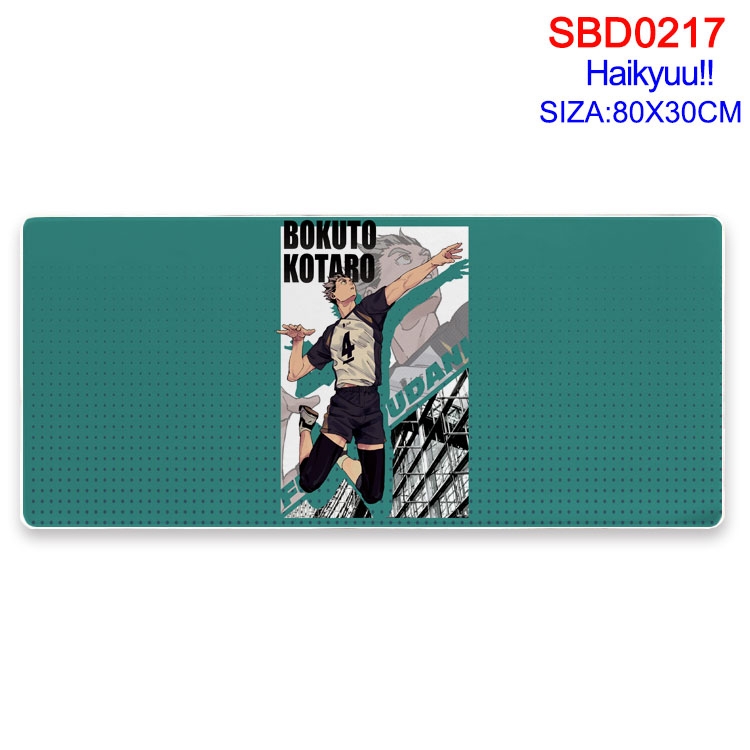 Haikyuu!! Anime peripheral edge lock mouse pad 80X30CM SBD17
