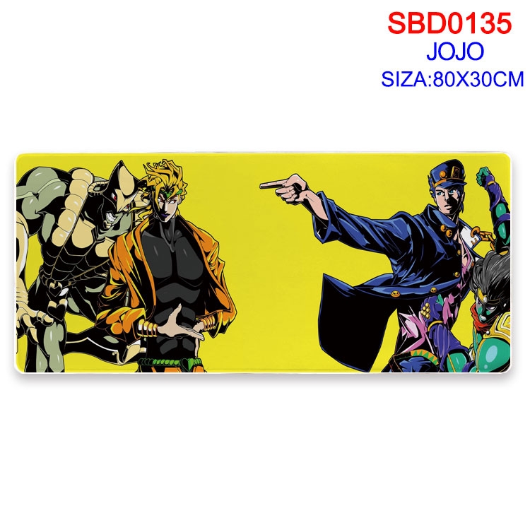 JoJos Bizarre Adventure Anime peripheral edge lock mouse pad 80X30CM  SBD-135