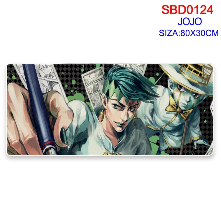 JoJos Bizarre Adventure Anime peripheral edge lock mouse pad 80X30CM  SBD-124