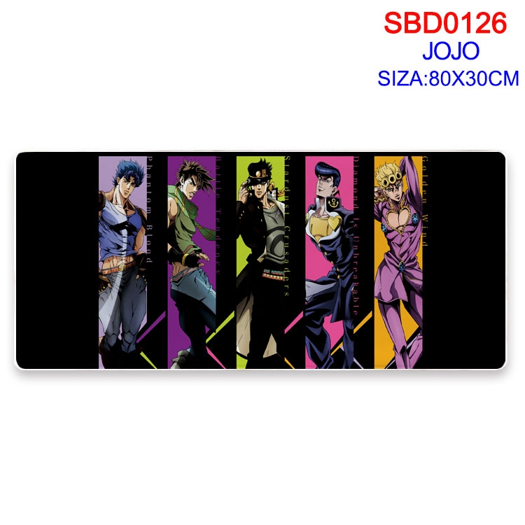 JoJos Bizarre Adventure Anime peripheral edge lock mouse pad 80X30CM SBD-126