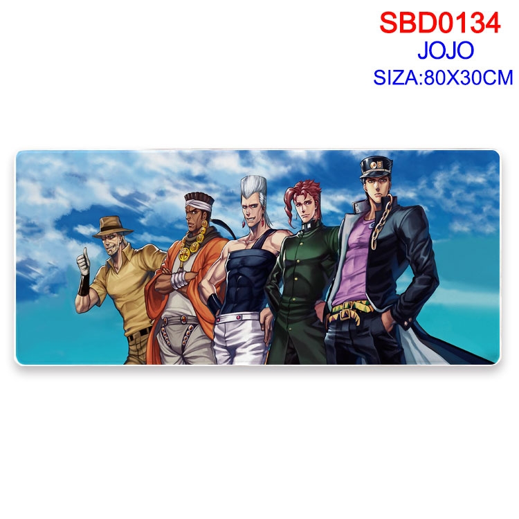 JoJos Bizarre Adventure Anime peripheral edge lock mouse pad 80X30CM SBD-134